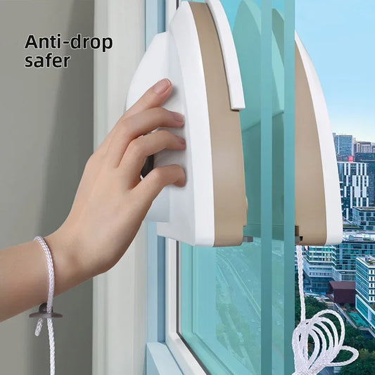 Premium Magnetic Double-Sided Window Cleaning Brush with Automatic Water Dispense