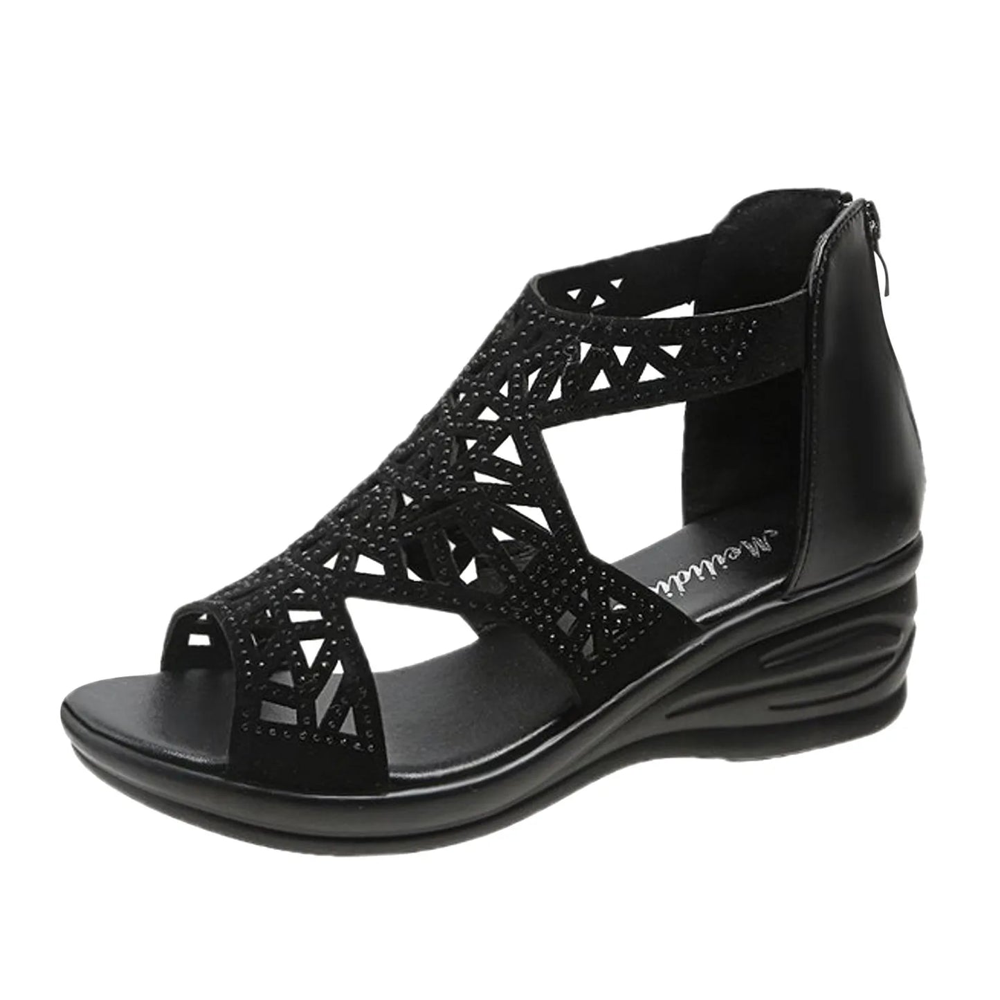 Korean Fashion Party Shoes Woman Design Women Sandals Fashion Rhinestone Decoration Summer New Pattern Hollow босоножки женские