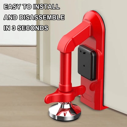 Door Stopper Portable Door Lock for Travel Security Anti Theft Door Stoppers Security for Travel/Apartment/Safety Self Defense