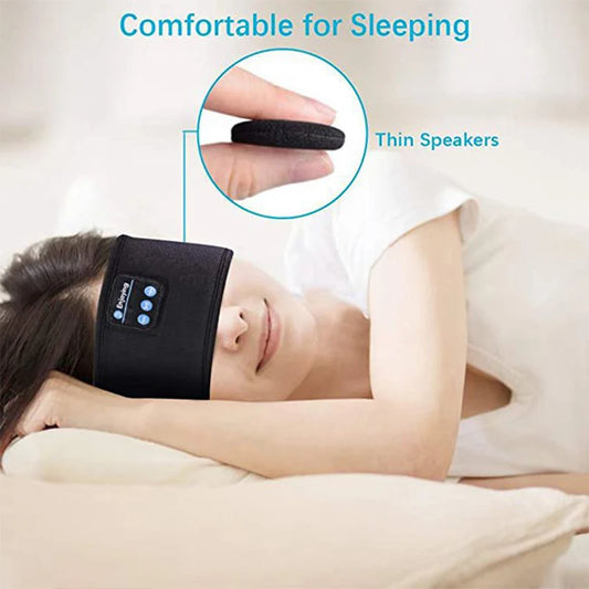 Wireless Bluetooth Sleep Headband – Music Headset & Eye Mask for Sports, Travel & Relaxation
