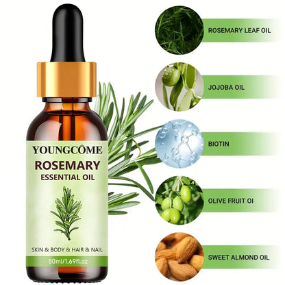 Natural rosemary essential oil,Repairs DamagedHair Improves Hair Quality Moisturizes Hair Care oil suitable fo hair,body,massage