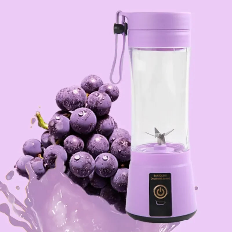 NEW Portable Blender for Shakes and Smoothies Rechargeable USB 380ML Traveling Fruit Juicer Cup Hand Fruit Blender Juicing Cup