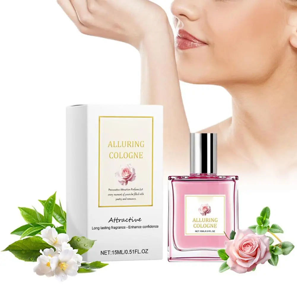 Rose Perfume Long-Lasting Floral Fragrance Body Mist for Confidence Boost and Daily Charm, Dating Body Perfume Spray 15/10ml