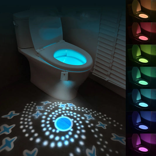 Motion Sensor Toilet Night Light – 7-Color LED Bowl Lamp for Smart Bathroom Lighting