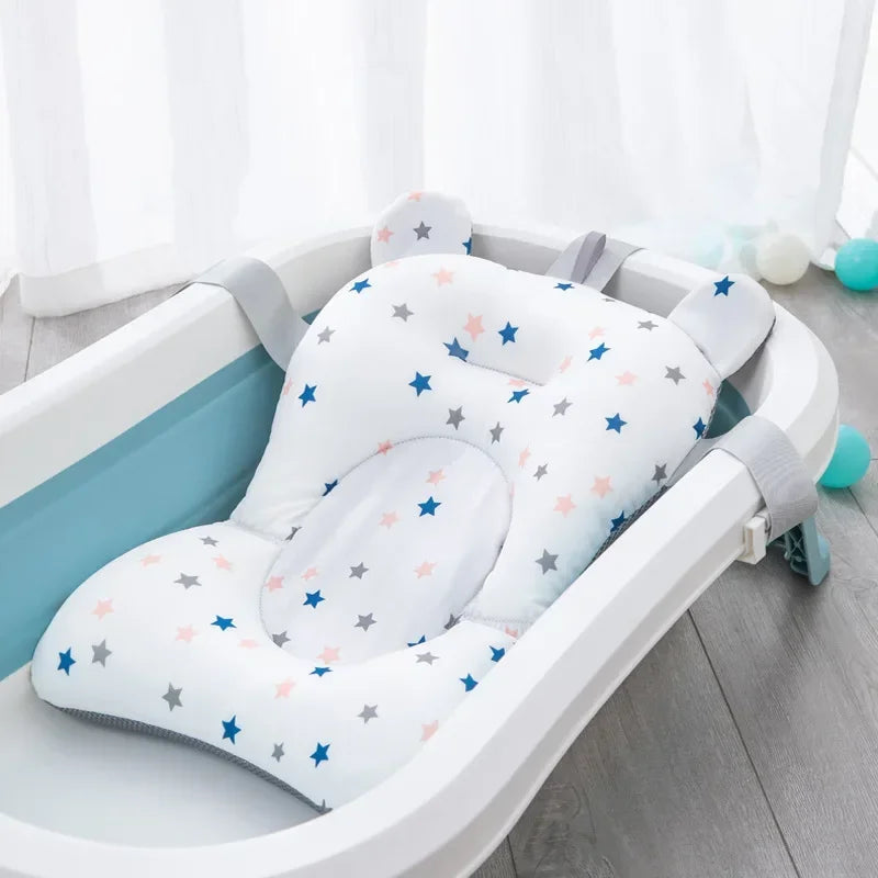 Baby Bath Seat Support – Soft Newborn Bathtub Cushion
