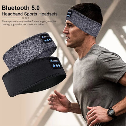 Wireless Bluetooth Sleep Headband – Music Headset & Eye Mask for Sports, Travel & Relaxation