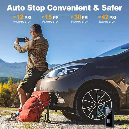 Smart Portable Tire Inflator – 150PSI