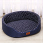 Pet Bed Warm Dot Pattern Dog House Top Quality Sofa Kennel Soft Fleece Pet Casa Cat Mats for Gatos Small Dogs Perros Accessories