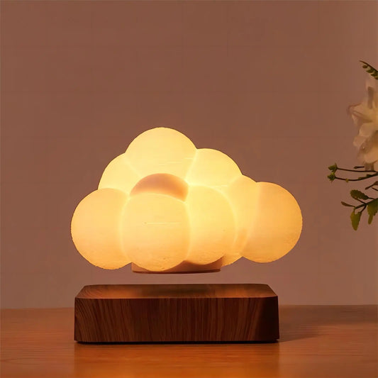 Magnetic Levitation Cloud Lamp Bedroom Atmosphere Lamp Study Desk Decoration Ornaments Romantic Birthday Gift for Friends
