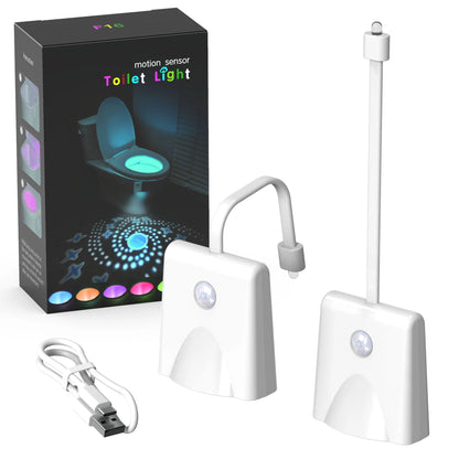 Motion Sensor Toilet Night Light – 7-Color LED Bowl Lamp for Smart Bathroom Lighting