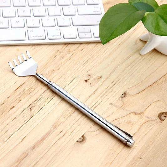 Adjustable Retractable Back Scraper Steel Anti-itch Claw Massager Scratching Rake For Elderly Back Massage 16cm-51cm