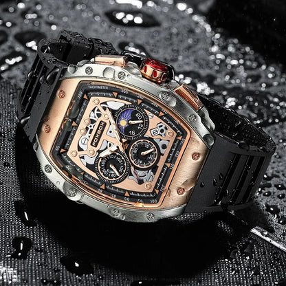 2025 New Sports Watch Men Top Brand Luxury Mens Watches Business Waterproof Military Quartz Chronograph Wristwatch Montre Homme