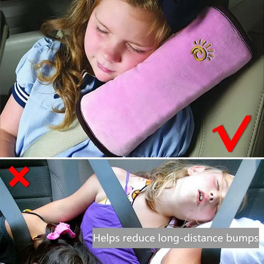 Baby & Kids Seatbelt Pillow – Comfortable Travel Support