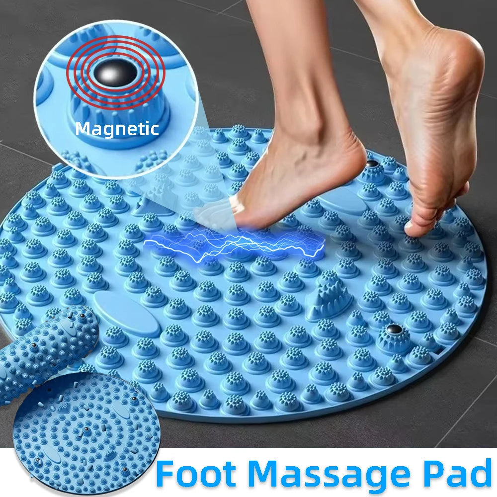 Foot Finger Pressure Board Foot Massage Shiatsu Board Yoga Mat Foot Step Meridian Jogging Massage Acupressure Pads Fitness Pedal