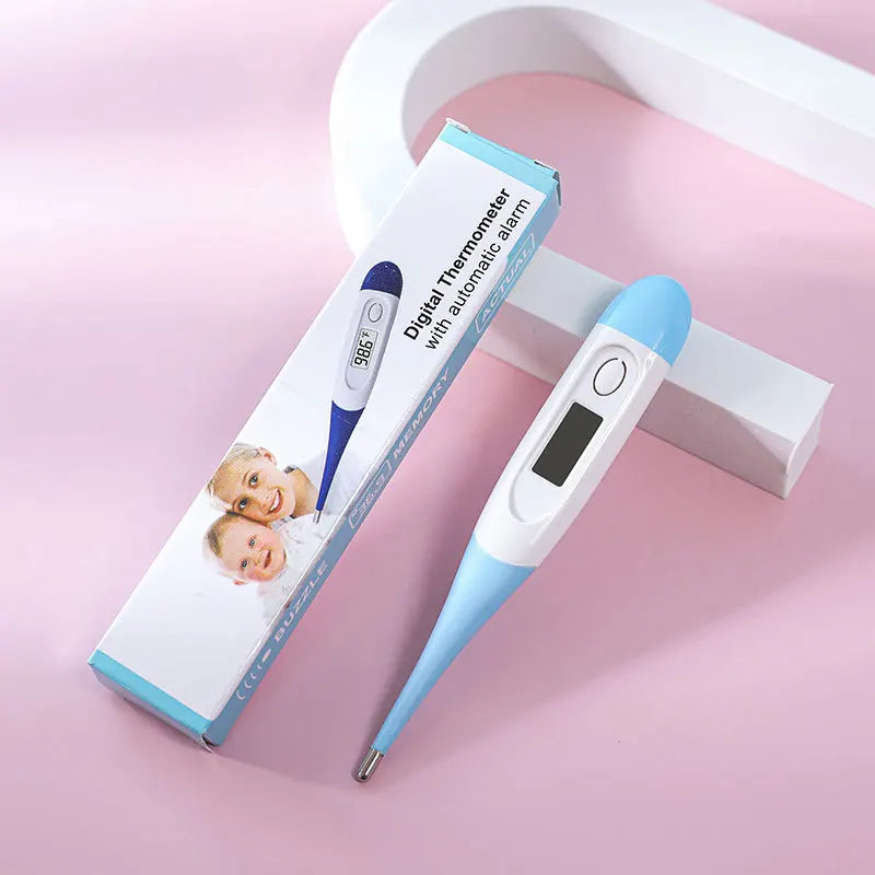 Soft-Tip Digital Thermometer – Fast & Safe for Infants and Kids