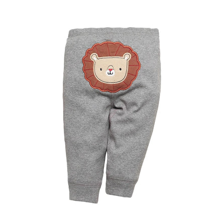 3PCS Baby Bodysuits+Pants Cotton Newborn Baby Boy Clothes Summer Cartton Kids Clothing Sets 0-24 Moth Bebe Jumpsuit
