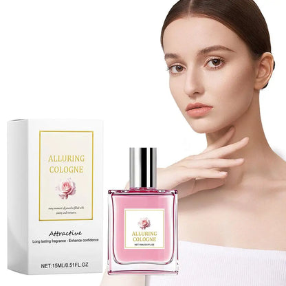Rose Perfume Long-Lasting Floral Fragrance Body Mist for Confidence Boost and Daily Charm, Dating Body Perfume Spray 15/10ml