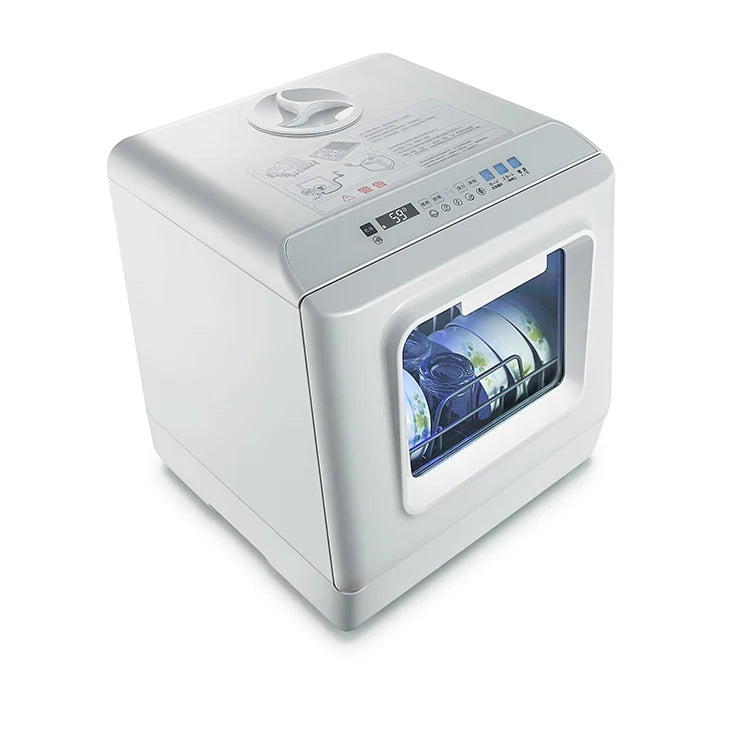 Compact 4-set portable dishwasher smart home cleaning solution for every home