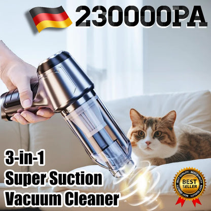 Wireless Portable Vacuum Machine – Multi-Purpose High-Power Cleaner and Air Duster for Car & Household Use