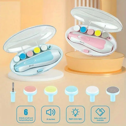 BabySafe Electric Nail Trimmer – 6-in-1 Manicure Set