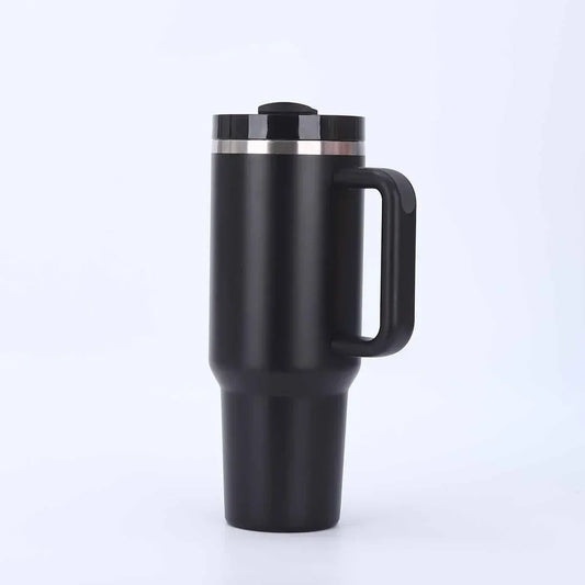 Outdoor Travel Tumbler Cup Stainless Steel 30oz 40oz Vacuum Insulated Cup with Lid and Straw for Water Iced Tea or Coffee