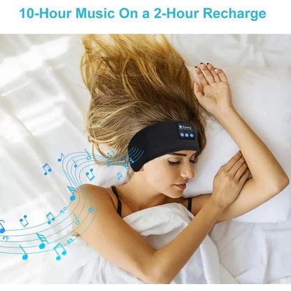 Bluetooth Sleep Headphones – Thin, Comfortable Eye Mask for Side Sleepers