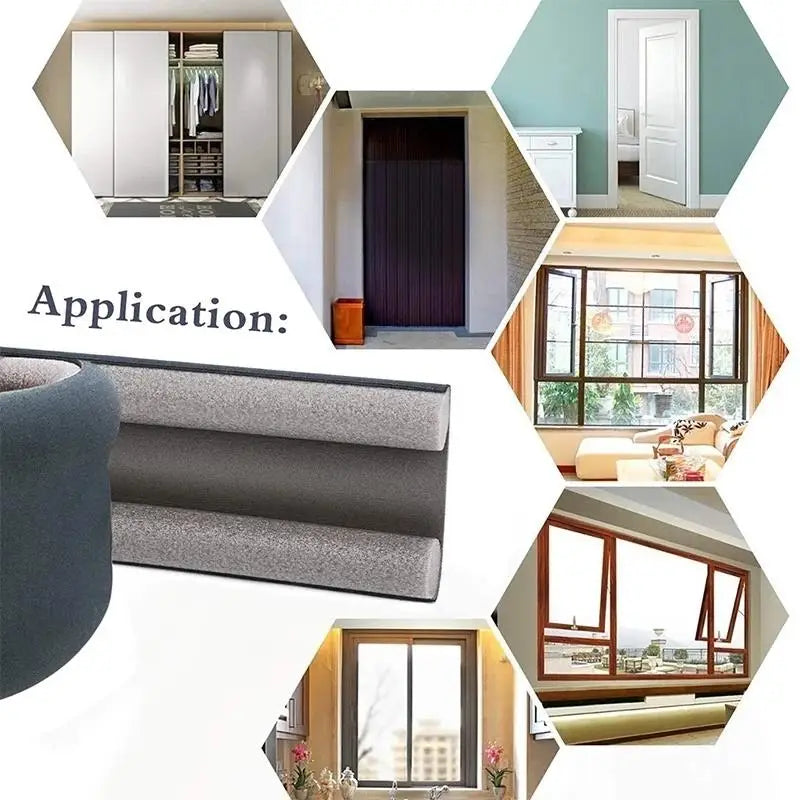 Soundproof Door Seal – Windproof & Dust-Blocking Strip