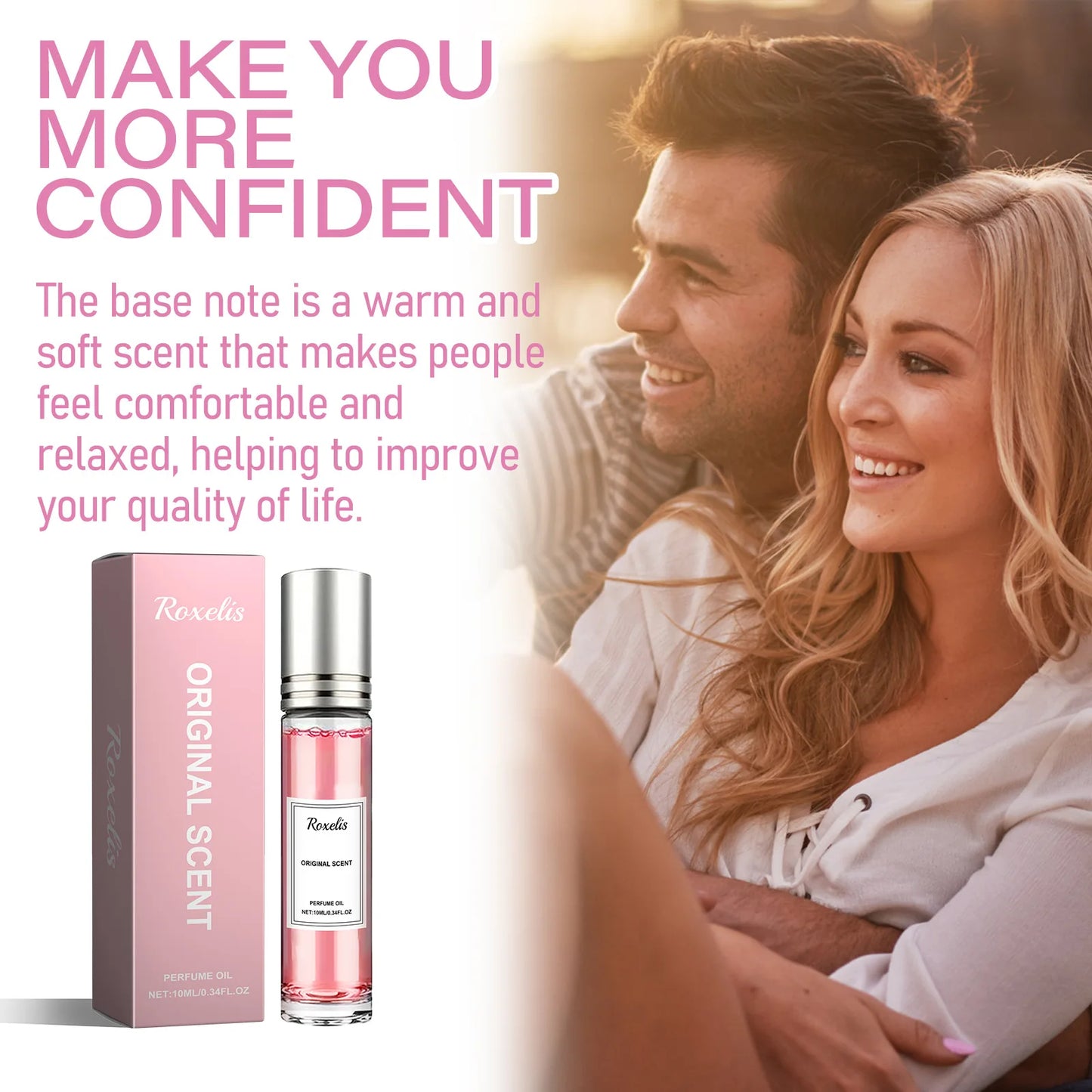 Pheromones Perfumes For Women Rose Fragrance Lasting Acting Body Scent Light Fresh Intimate Partner Sex Dating Portable Perfume