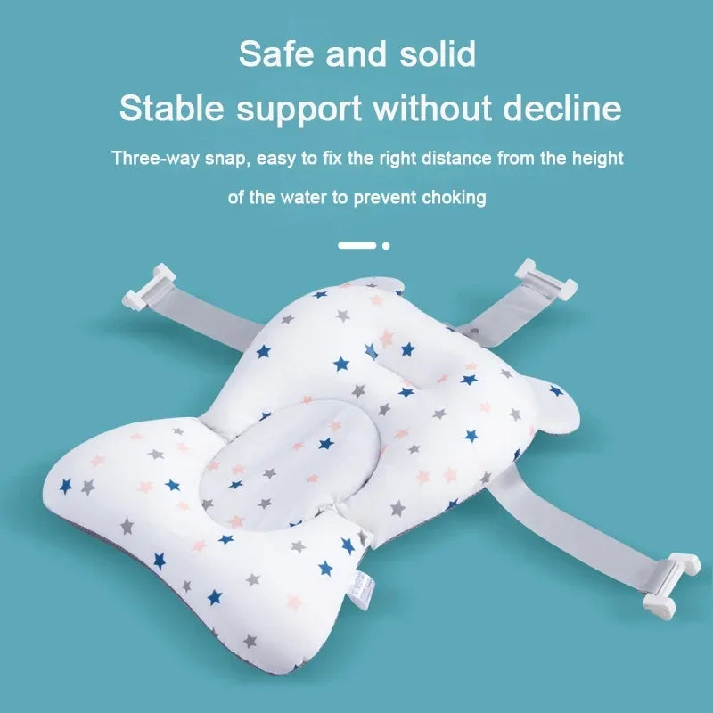 Baby Bath Seat Support – Soft Newborn Bathtub Cushion