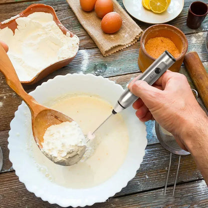 Portable Electric Milk Frother & Coffee Mixer