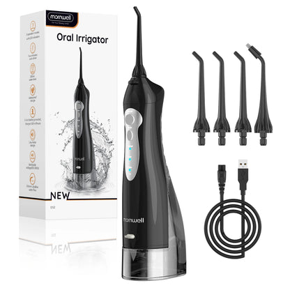 D52 Portable Water Flosser – 3 Modes, 4 Jets