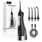 D52 Portable Water Flosser – 3 Modes, 4 Jets