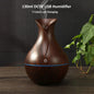 Mute fog measure wood grain vase humidifier Home bedroom indoor office night light ultrasonic humidifier