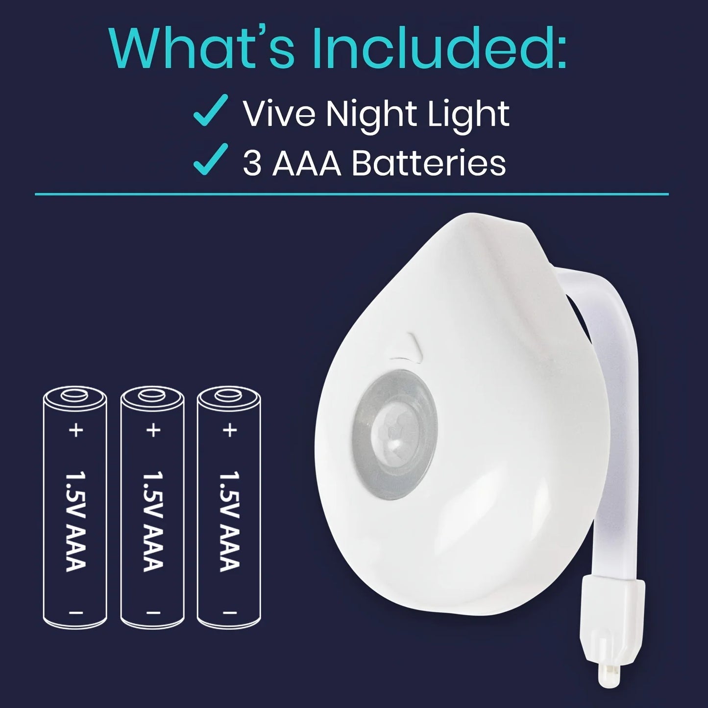 Motion Sensor Toilet Light – 8-Color LED Night Lamp for Toilet Bowl with PIR Detection