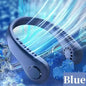 Portable Neck Fan MINI Electric Ventilador Silent Neckband Wearable Cooling FAN USBRechargeable Bladeless Mobile Air Conditioner