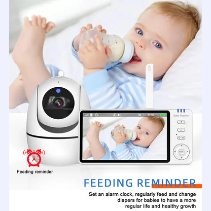 5-Inch Video Baby Monitor with Pan-Tilt Camera & Two-Way Audio