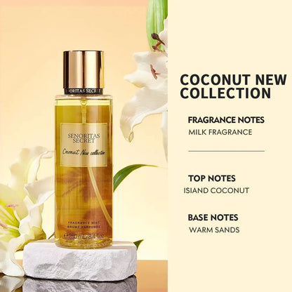 Body Spray Flower Fruit Lasting Natural Plant Love Spell Scent Velvet Petal Fragrance Crushed Flash Gold Deodorant 250ml