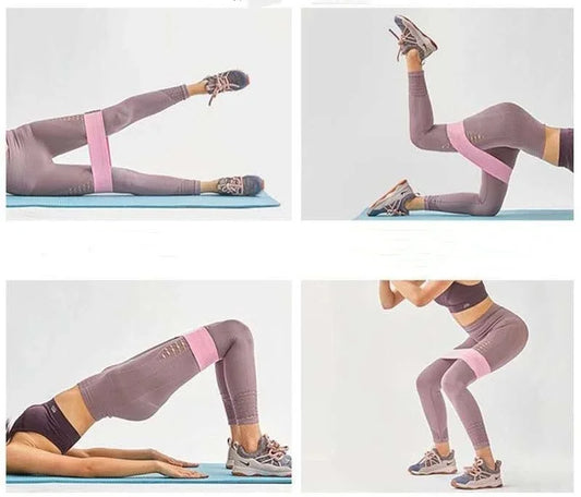 Resistance Booty Bands – Glute, Thigh & Hip Workout Loops for Squats, Yoga & Gym