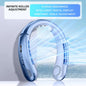 Fan 3000mA Portable Mini Hanging Neck Fan Bladeless Neckband Fan Digital Display Power Air Cooler USB Rechargeable Electric Fans