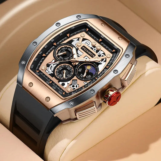 2025 New Sports Watch Men Top Brand Luxury Mens Watches Business Waterproof Military Quartz Chronograph Wristwatch Montre Homme