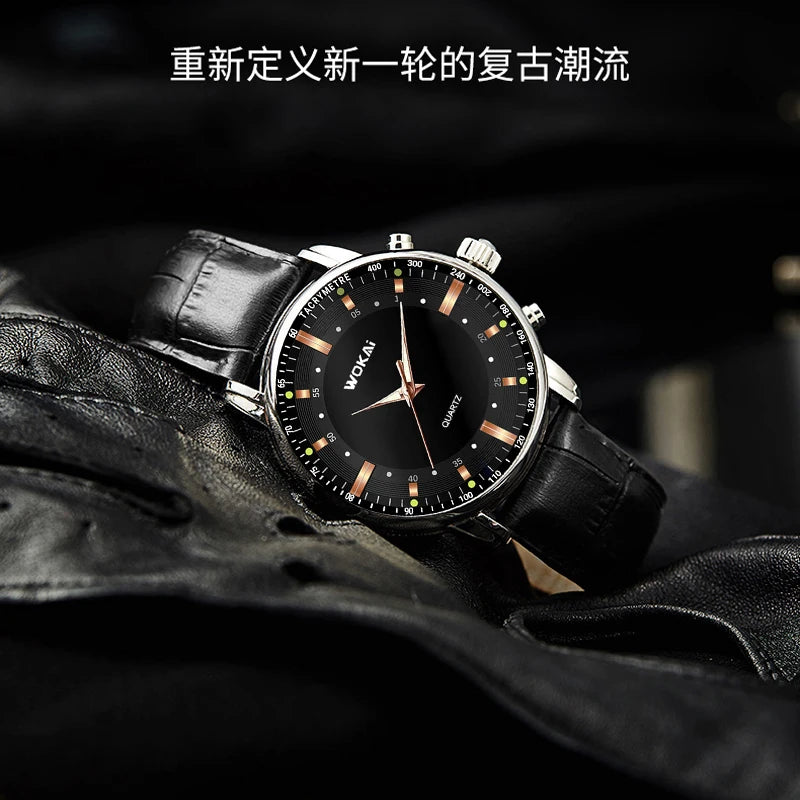 Fashion and leisure high quality environmentally friendly men's watch student female sports conjoined clock retro