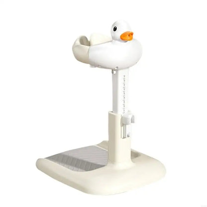 Baby Shower Stand with Anti Slip Base, Cartoon Infant Bath Support Portable Showering Helper for Toddler