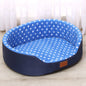 Pet Bed Warm Dot Pattern Dog House Top Quality Sofa Kennel Soft Fleece Pet Casa Cat Mats for Gatos Small Dogs Perros Accessories