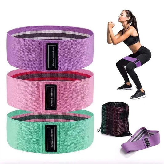 Resistance Booty Bands – Glute, Thigh & Hip Workout Loops for Squats, Yoga & Gym