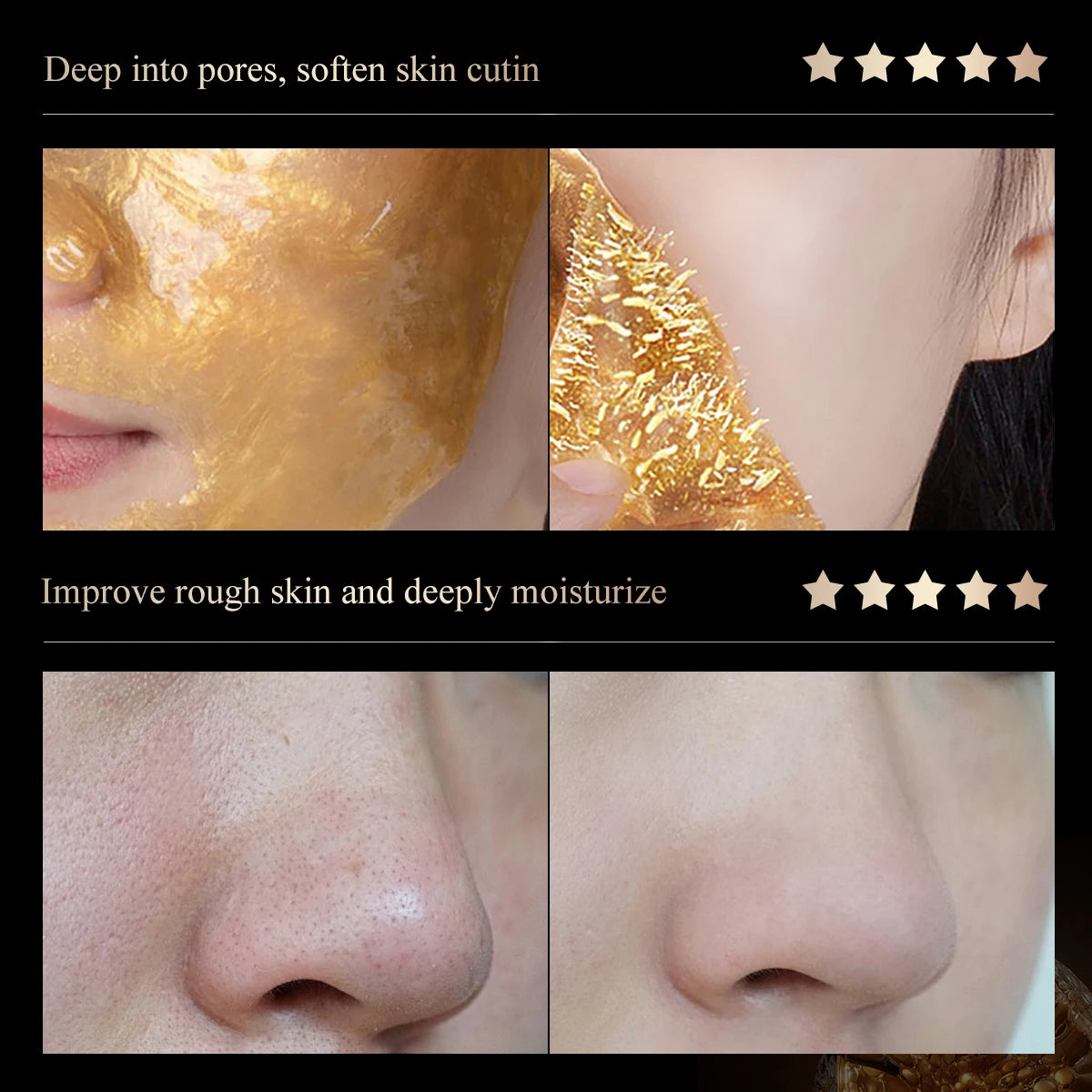 Clean Blackhead Mask Removing Blackhead Acne Skin Rejuvenation Anti-aging Whitening Moisturizing Deep Cleansing Pore Face Care