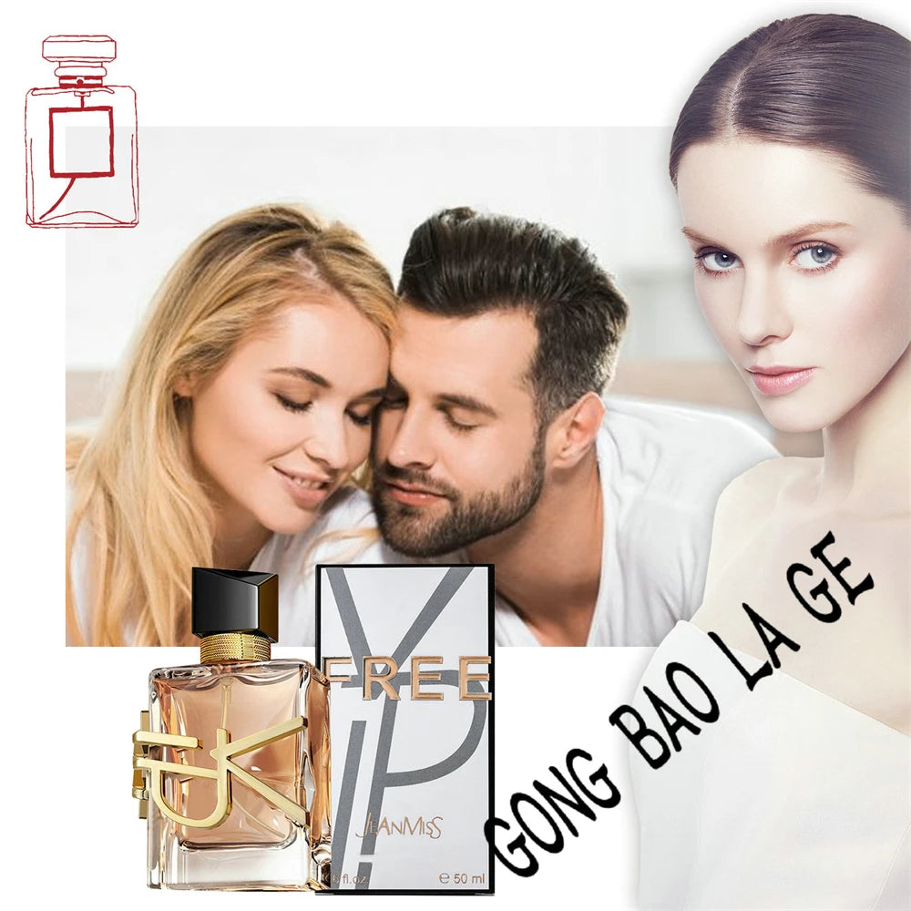 Luxury Brand Perfume Women 50ml Pheromone Ocean Scent Cologne Men Parfums Homme Lasting Floral Fragrant Spray Perfumes De Mujer