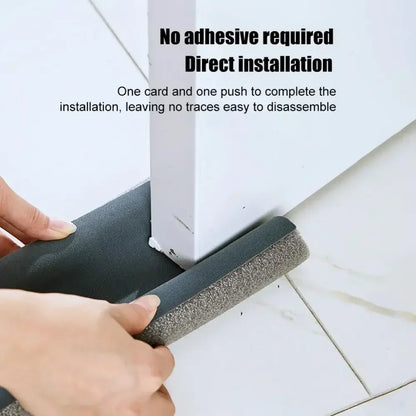 Windproof Seal Strip Draught Excluder Stopper Door Bottom Guard Double Protector Doorstop Dustproof Blocker Sealer Soundproof