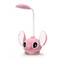 Led Lilo & Stitch Desk Lamp With Pencil Sharpener Foldable Light Cute Desk Night Light Usb Recharge Light Gift