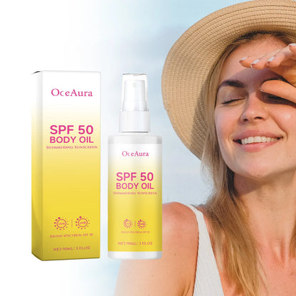 Body Facial Sunscreen Spray SPF 50 Uv Isolation Prevent Oxidant Moisturizing Skin Refreshing Oil Control Sun Protection Lotion