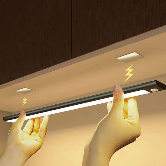 LED Motion Sensor Cabinet Light – USB-C Rechargeable (20–60cm)
